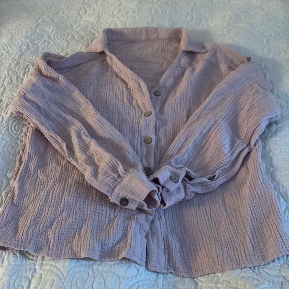Light Pink Medium Cotton Shirt